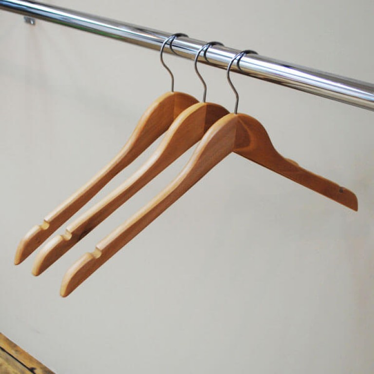 Wooden Hangers Without Bar