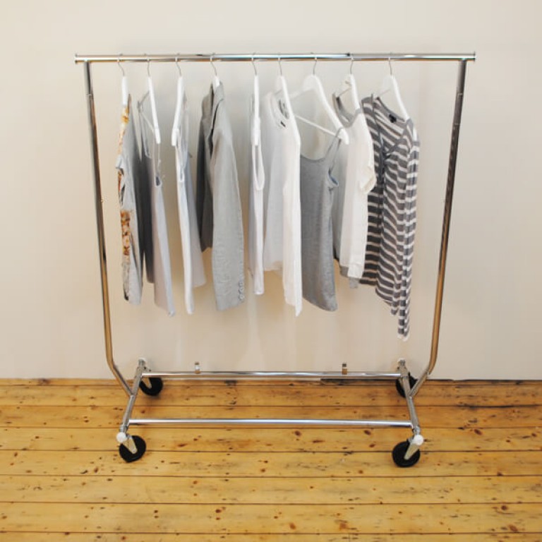 Collapsible Clothes Rail (chrome)