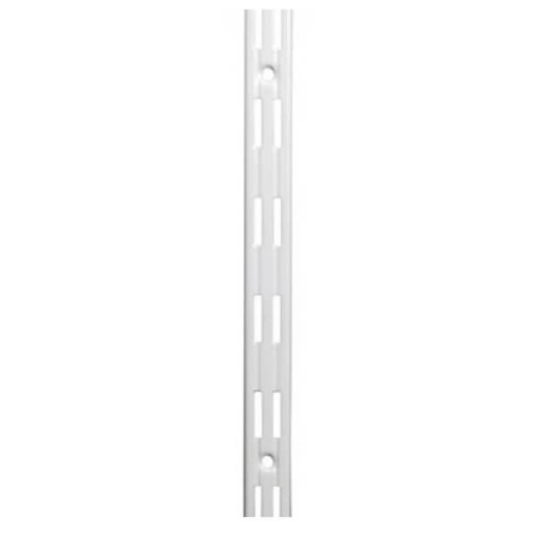 Twin Slot White Wall Uprights