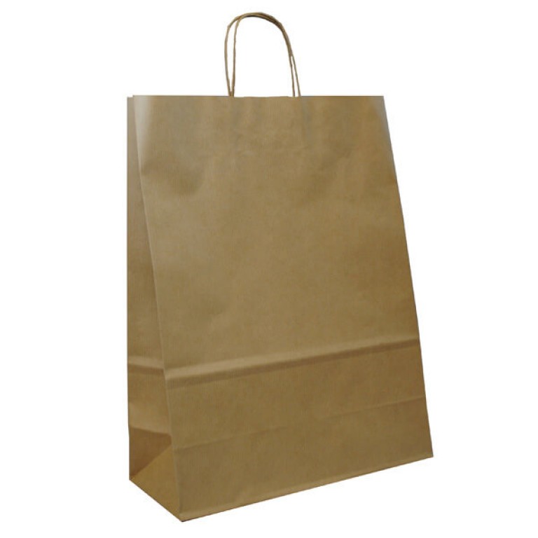 Brown Paper Carrier Bags For Clothes