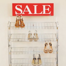 Two Tier Extension for chrome finish shoe rack 