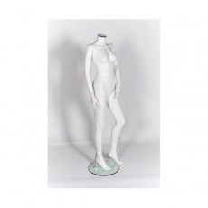 Stylish female plastic headless mannequin