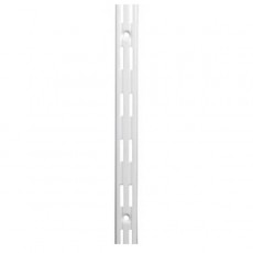 Twin Slot White Wall Uprights