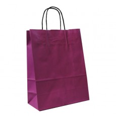 Small Paper Carrier Bags (plum)