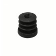 Bronx 28 Round Finned Threaded Foot