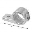 Bronx Single Sided Fixing Bracket With Dimensions
