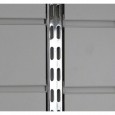 Twin Slot Chrome Wall Uprights