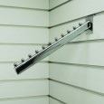 Sloping 11 Ball Arm Slatwall Hangers (chrome)