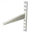 Twin Slot Chrome Shelf Bracket (270mm)