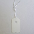 Pearl White Wedding Gift Tags - Pack 10