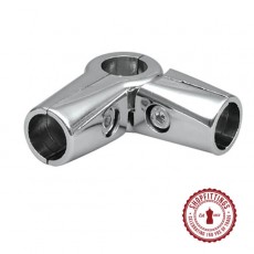 Chrome tube four way joint
