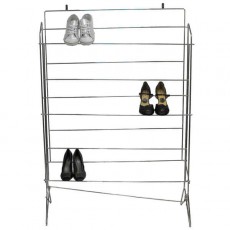 Chrome Shoe Rack Without Shelves