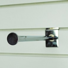 Straight Slatwall Hangers - Disc End (chrome)