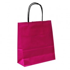 Cerise / Hot Pink Paper Gift Bags With Handles