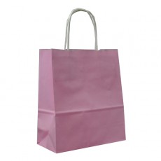 Pink Paper Gift Bags With Handles