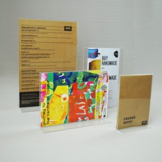 A4 Menu Vertical Card Holders